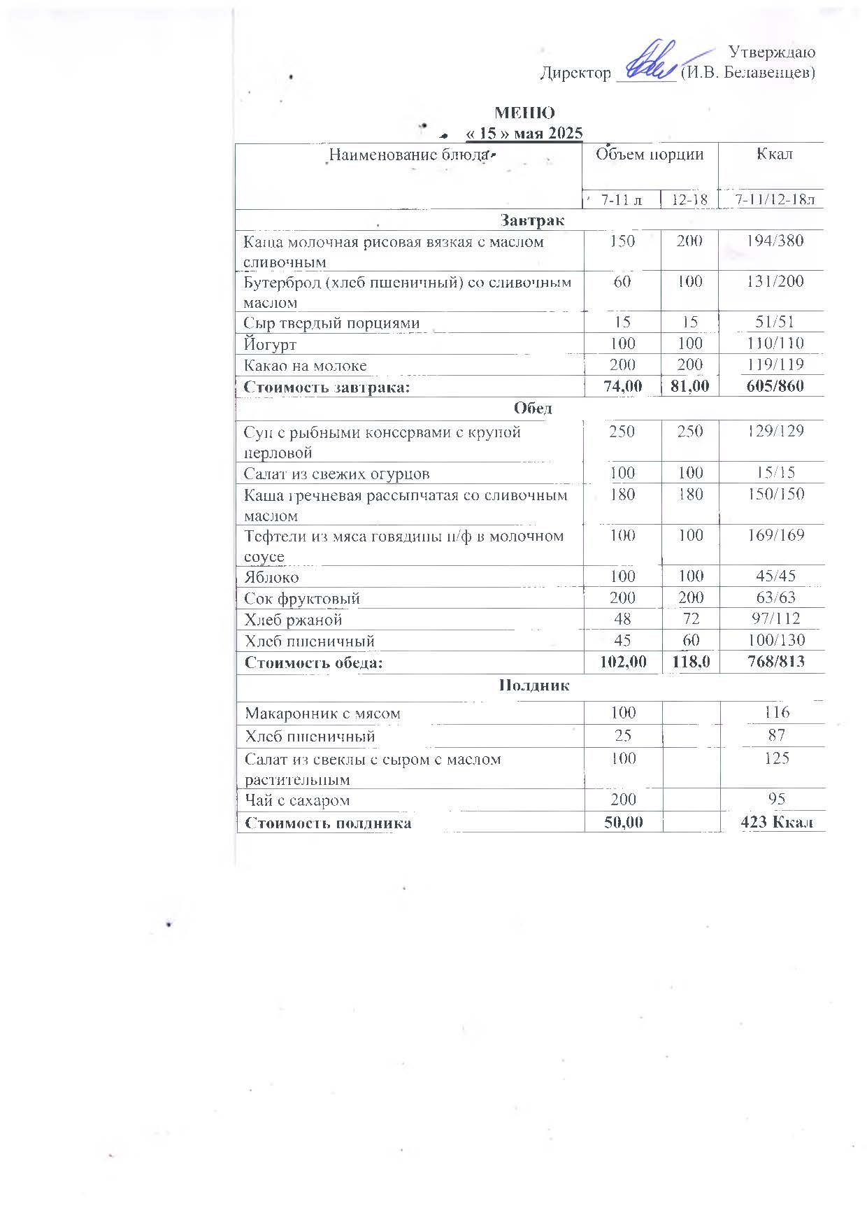 меню 15.05.25.